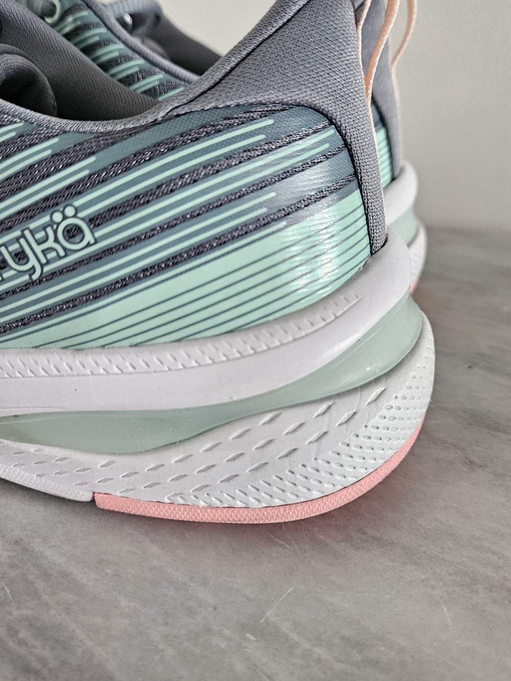 Ryka Women's Teal and Pink Athletic Sneakers - Picture 7 of 16